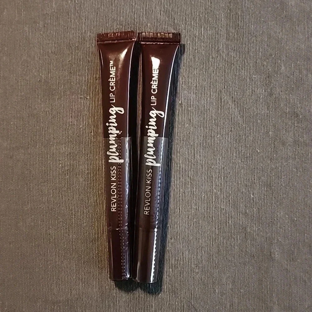(2) Revlon Kiss Plumping Lip Creme-545 Rich Bordeaux